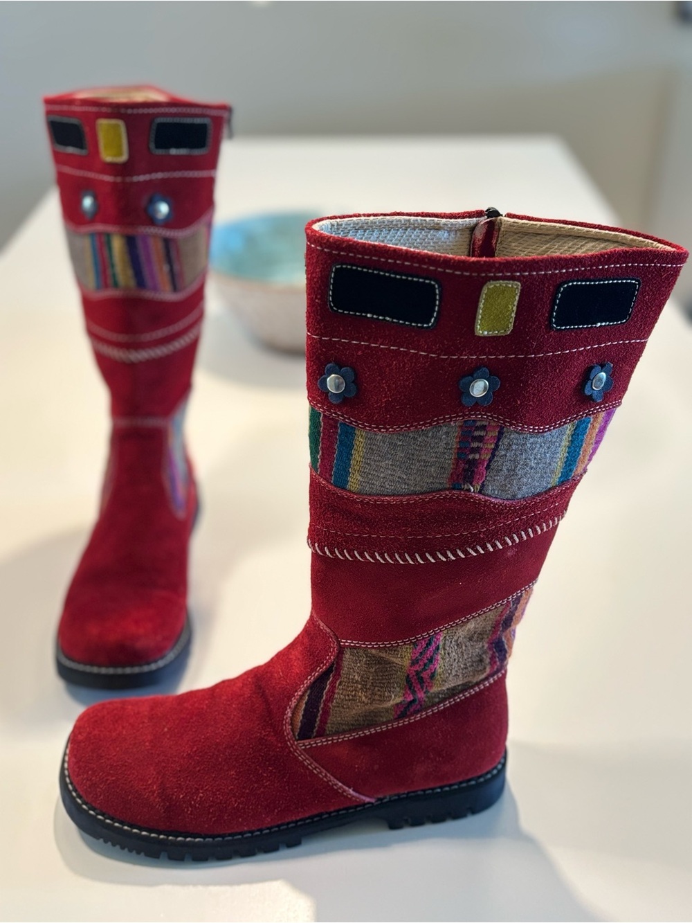 Boho Woven Panel Boots
W 8-8.5